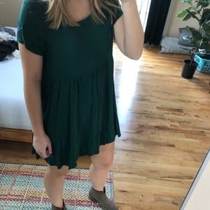 American Apparel hunter green dress